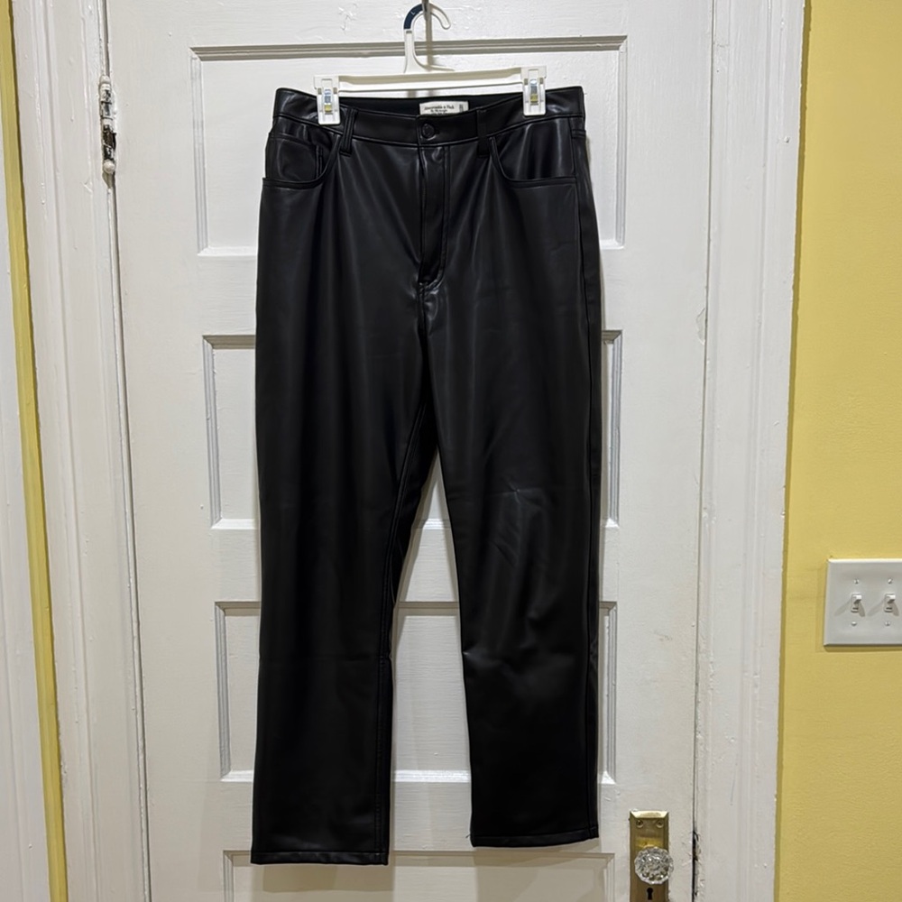 Abercrombie & Fitch Black Straight Leg Pants